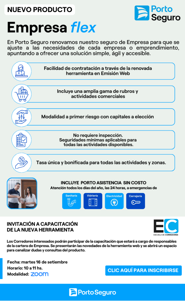 Nuevo producto Empresa Flex de Porto Seguro